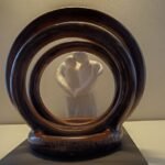 Scultura in terracotta lucidata a cera di Angelo Melaranci