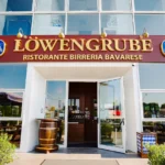 Löwengrube Ancona — ingresso con insegna