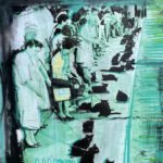 Zara, quadro di Andres Hunger, pittura contemporanea delle Marche